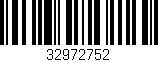 Código de barras (EAN, GTIN, SKU, ISBN): '32972752'
