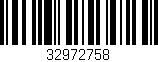 Código de barras (EAN, GTIN, SKU, ISBN): '32972758'