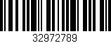 Código de barras (EAN, GTIN, SKU, ISBN): '32972789'