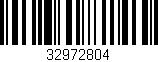 Código de barras (EAN, GTIN, SKU, ISBN): '32972804'