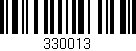 Código de barras (EAN, GTIN, SKU, ISBN): '330013'