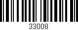 Código de barras (EAN, GTIN, SKU, ISBN): '33008'