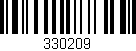 Código de barras (EAN, GTIN, SKU, ISBN): '330209'