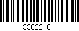 Código de barras (EAN, GTIN, SKU, ISBN): '33022101'