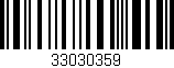 Código de barras (EAN, GTIN, SKU, ISBN): '33030359'