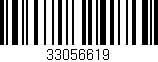 Código de barras (EAN, GTIN, SKU, ISBN): '33056619'