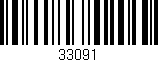 Código de barras (EAN, GTIN, SKU, ISBN): '33091'