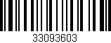 Código de barras (EAN, GTIN, SKU, ISBN): '33093603'