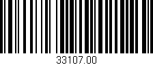 Código de barras (EAN, GTIN, SKU, ISBN): '33107.00'