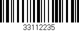 Código de barras (EAN, GTIN, SKU, ISBN): '33112235'