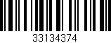 Código de barras (EAN, GTIN, SKU, ISBN): '33134374'