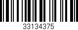 Código de barras (EAN, GTIN, SKU, ISBN): '33134375'