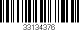 Código de barras (EAN, GTIN, SKU, ISBN): '33134376'