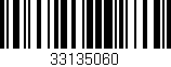 Código de barras (EAN, GTIN, SKU, ISBN): '33135060'