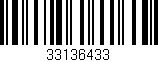 Código de barras (EAN, GTIN, SKU, ISBN): '33136433'