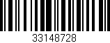 Código de barras (EAN, GTIN, SKU, ISBN): '33148728'