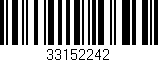 Código de barras (EAN, GTIN, SKU, ISBN): '33152242'