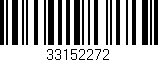 Código de barras (EAN, GTIN, SKU, ISBN): '33152272'