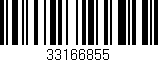 Código de barras (EAN, GTIN, SKU, ISBN): '33166855'