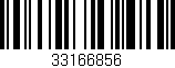 Código de barras (EAN, GTIN, SKU, ISBN): '33166856'