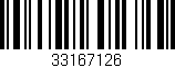 Código de barras (EAN, GTIN, SKU, ISBN): '33167126'