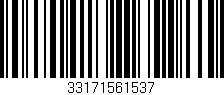 Código de barras (EAN, GTIN, SKU, ISBN): '33171561537'