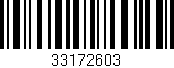 Código de barras (EAN, GTIN, SKU, ISBN): '33172603'