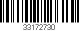 Código de barras (EAN, GTIN, SKU, ISBN): '33172730'