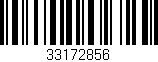 Código de barras (EAN, GTIN, SKU, ISBN): '33172856'