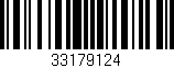 Código de barras (EAN, GTIN, SKU, ISBN): '33179124'