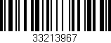 Código de barras (EAN, GTIN, SKU, ISBN): '33213967'