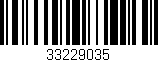 Código de barras (EAN, GTIN, SKU, ISBN): '33229035'