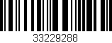 Código de barras (EAN, GTIN, SKU, ISBN): '33229288'