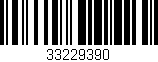 Código de barras (EAN, GTIN, SKU, ISBN): '33229390'
