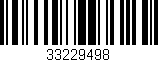 Código de barras (EAN, GTIN, SKU, ISBN): '33229498'