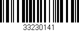 Código de barras (EAN, GTIN, SKU, ISBN): '33230141'