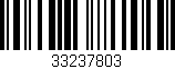 Código de barras (EAN, GTIN, SKU, ISBN): '33237803'