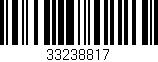 Código de barras (EAN, GTIN, SKU, ISBN): '33238817'