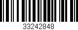 Código de barras (EAN, GTIN, SKU, ISBN): '33242848'