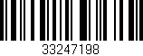 Código de barras (EAN, GTIN, SKU, ISBN): '33247198'
