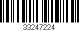 Código de barras (EAN, GTIN, SKU, ISBN): '33247224'