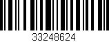 Código de barras (EAN, GTIN, SKU, ISBN): '33248624'