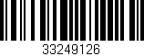Código de barras (EAN, GTIN, SKU, ISBN): '33249126'