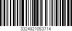 Código de barras (EAN, GTIN, SKU, ISBN): '3324921053714'