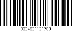 Código de barras (EAN, GTIN, SKU, ISBN): '3324921121703'