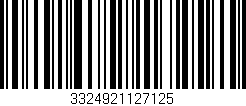 Código de barras (EAN, GTIN, SKU, ISBN): '3324921127125'