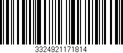Código de barras (EAN, GTIN, SKU, ISBN): '3324921171814'