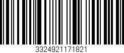 Código de barras (EAN, GTIN, SKU, ISBN): '3324921171821'
