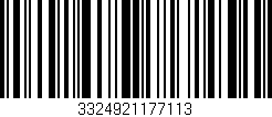 Código de barras (EAN, GTIN, SKU, ISBN): '3324921177113'