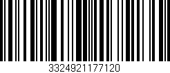 Código de barras (EAN, GTIN, SKU, ISBN): '3324921177120'